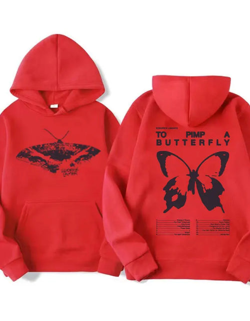 Load image into Gallery viewer, Kendrick Lamar Album Hoodies to Pimp a Butterfly Tracklist Graphic Hoodie Men&#39;S Women Harajuku Aesthetic Long Sleeve Sweatshirts
