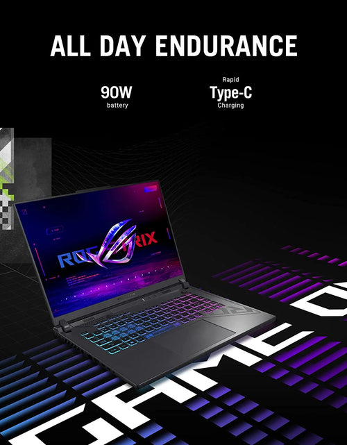 Load image into Gallery viewer, ROG Strix G16 (2023) Gaming Laptop, 16 16:10 FHD 165Hz, Geforce RTX 4060, Intel Core I7-13650Hx, 16GB DDR5, 512GB Pcie SSD, Wi-Fi 6E, Windows 11, G614JV-AS73
