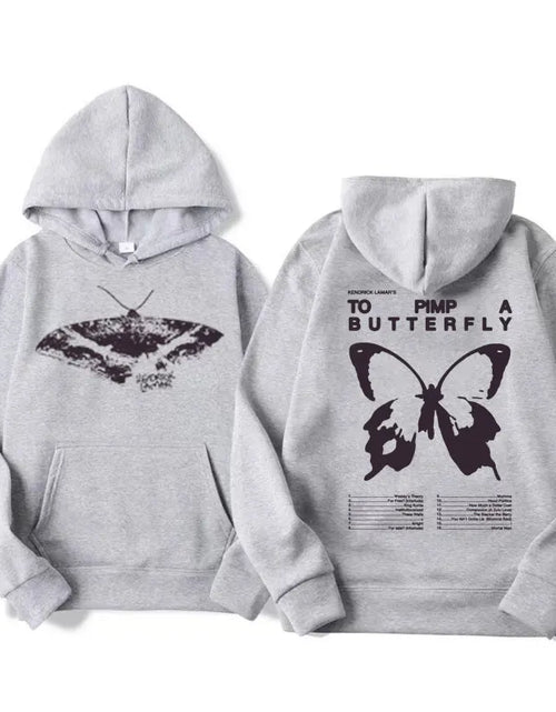 Load image into Gallery viewer, Kendrick Lamar Album Hoodies to Pimp a Butterfly Tracklist Graphic Hoodie Men&#39;S Women Harajuku Aesthetic Long Sleeve Sweatshirts
