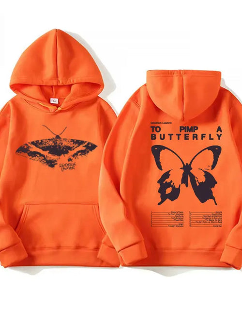 Load image into Gallery viewer, Kendrick Lamar Album Hoodies to Pimp a Butterfly Tracklist Graphic Hoodie Men&#39;S Women Harajuku Aesthetic Long Sleeve Sweatshirts
